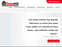 Tablet Screenshot of baumir.com